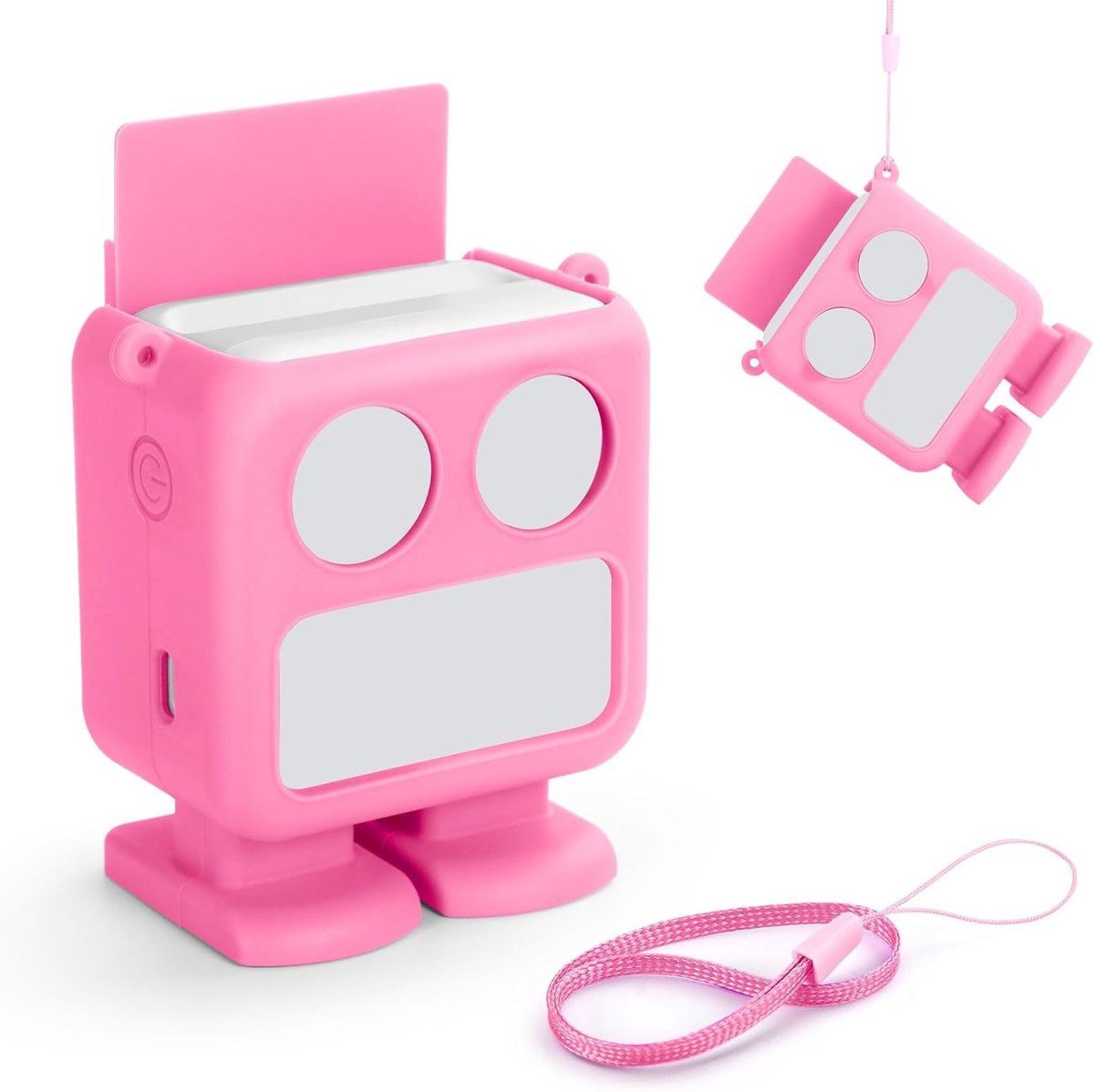Anti-slip siliconen hoes voor audio spelers, beschermende cover voor muziekspelers, geschikt voor Yoto Mini (2024 editie) - Roze