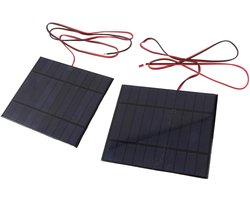 Dailygoody - Zonnepaneel - 5V 500mA - Sneeuw- en Windbestendig - Doe-het-zelf - Zonne-energieprojecten - Perfect voor buitengebruik - Polykristallijn ..