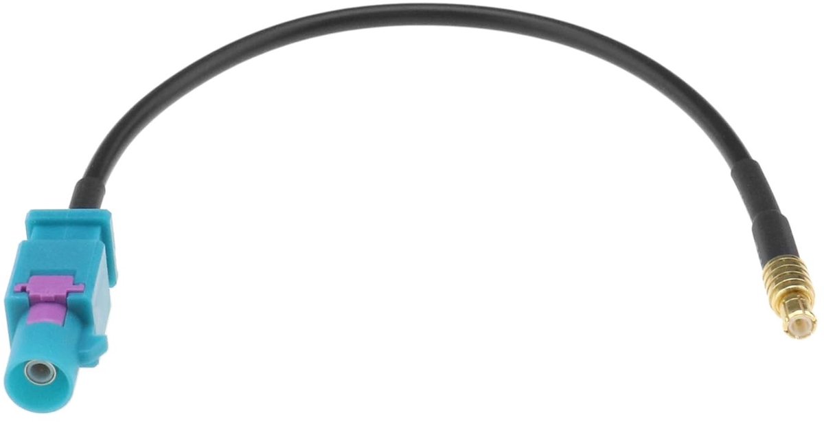 Dailygoody - Fakra naar Antenneadapter - Coaxkabel Accessoires - 15 cm - Geschikt voor GPS en FM-antennes - Hoge kwaliteit voor radioscanners - Id...