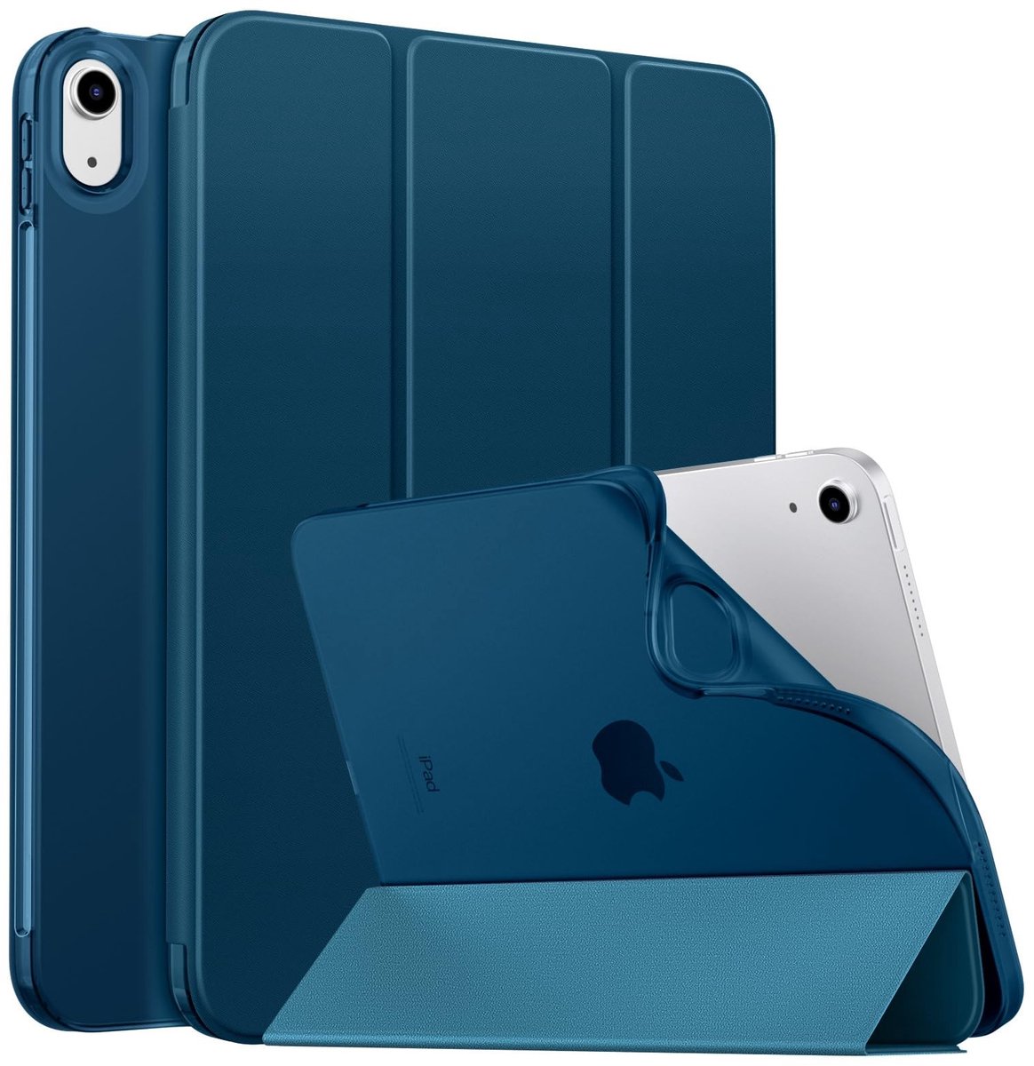 Dailygoody - iPad Case - iPad 10e generatie - Slank en lichtgewicht ontwerp - Cobalt Blue - Auto Wake/Sleep functie - Geschikt voor 10.9 inch iPad - M...