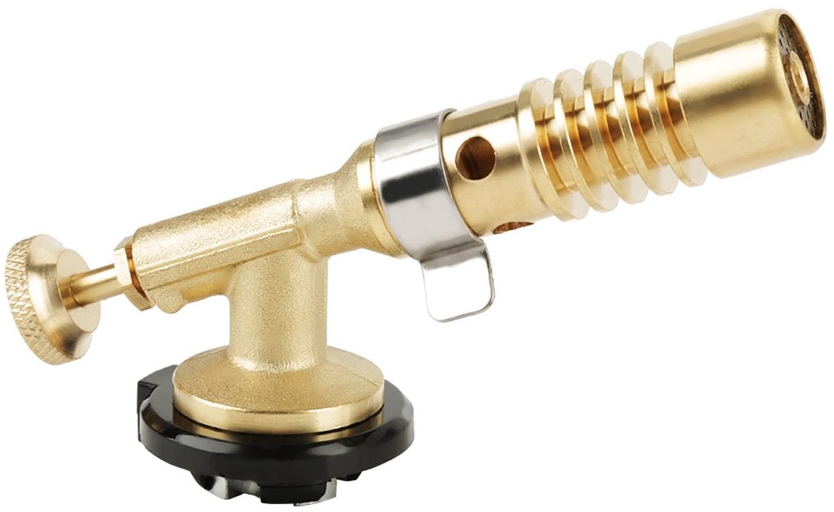 Dailygoody - Professionele Draagbare Fakkel - Culinaire Vlammenwerper - 1300 Graden Celsius - Goud - Geschikt voor Lassen - Handmatig Ontsteken