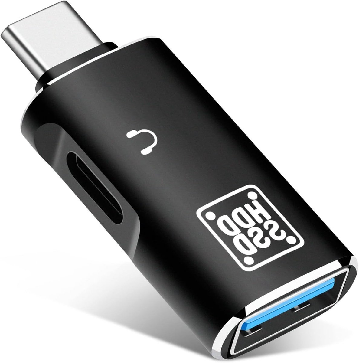 USB C OTG Adapter voor Audio en Gegevensoverdracht, Type C naar USB 3.0 Splitter, Compatibel met iPhone 15 Pro Max, MacBook en Samsung Galaxy S22/S23, Ideaal voor Hoofdtelefoons en Accessoires