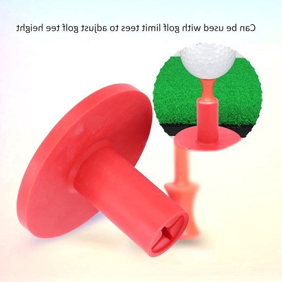 Golf Rubber Tee Houder voor Training - 38mm Tee voor Driving Range en Oefenmat, Geschikt voor Binnen en Buiten van GOLF — afbeelding 3