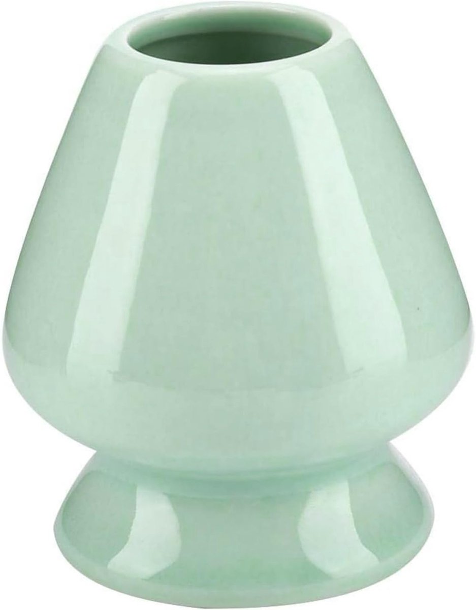 Ceramische standaard voor matcha, bamboe garde, matcha accessoires en benodigdheden