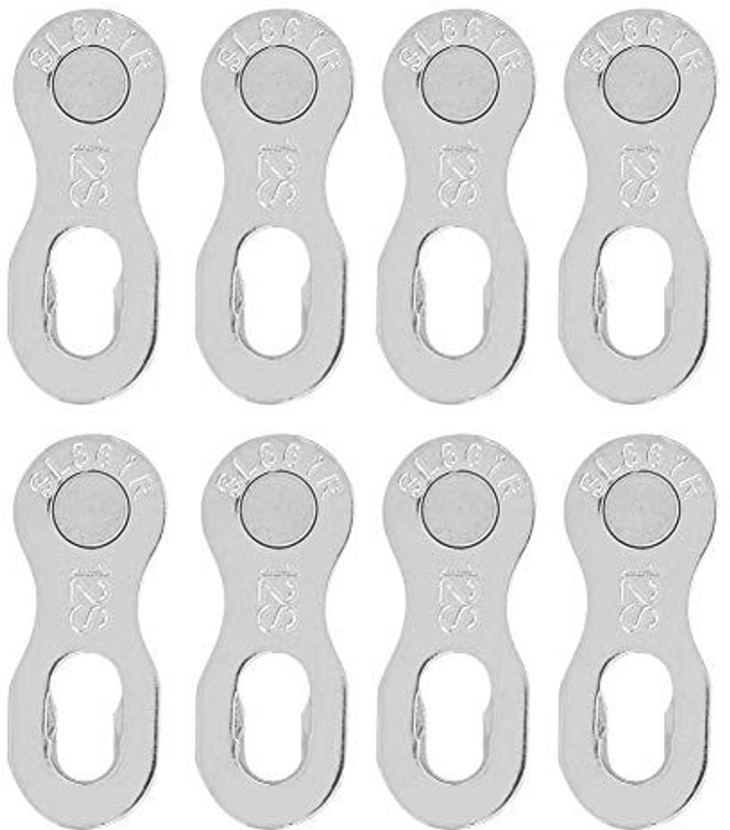 Dailygoody - Fietsketting Link - Stalen Connector - Eenvoudige Demontage - Zilver - Geschikt voor 12-voudige kettingen - Perfect voor mountainbik