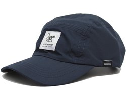 5-panel sportpet - Gerecycled polyester / Waterdicht / Fluorvrije DWR-coating (Marineblauw)