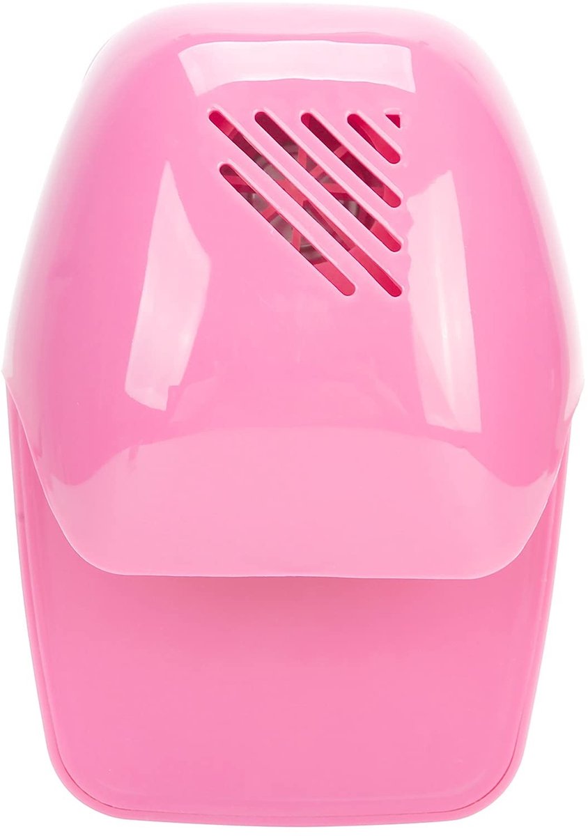 Nageldroger Ventilator - Draagbare Nageldroger - Nagellak Lucht Droger voor Thuis en Reizen - Sneldrogend - Voor Gewone Nagellak - Batterij Gestoemd - roze