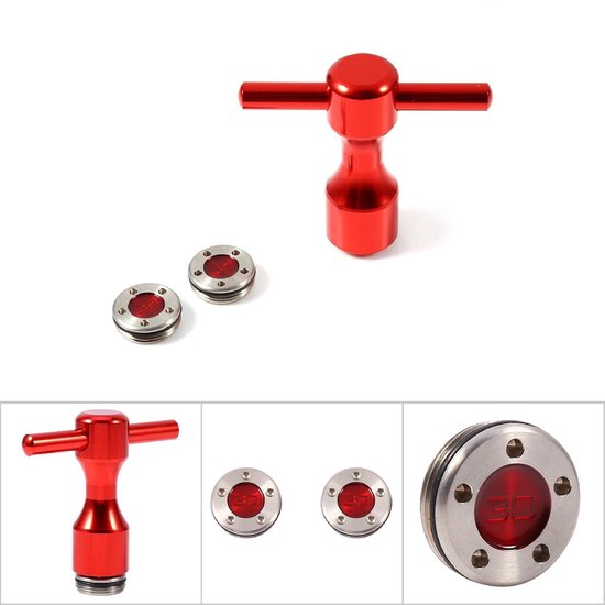 Putter gewicht sleutelgereedschap - Golfmoersleutel - Golfputter gereedschapsset - Geschikt voor golfclubs - Aangepaste puttergewichten - Golfaccessoire met 40 gram - Verbeter uw golfspel. van Merkloos — afbeelding 4