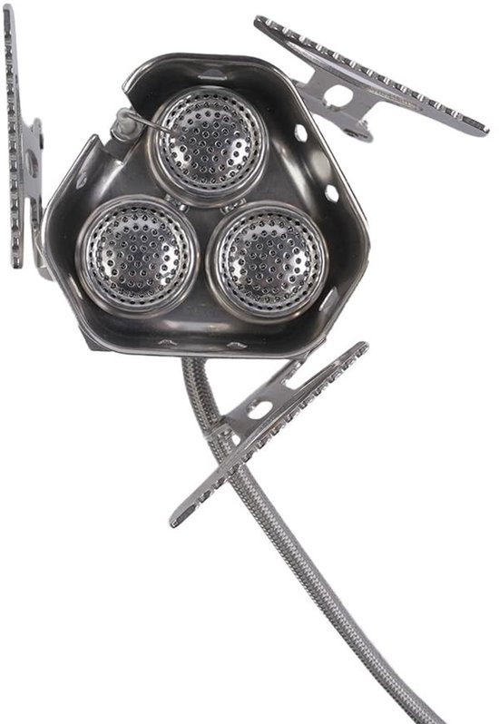 Allecto - Camping Gasfornuis - Draagbaar Kooktoestel - Opvouwbaar en Lichtgewicht - 6800W Gasbrander - Perfect voor Kamperen en Vissen - Ideaal voo... van Allecto — afbeelding 3