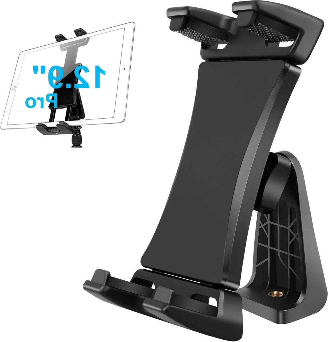 360 Graden Roterende Tripod Adapter voor Tablets en Smartphones - Geschikt voor iPad, Surface en Galaxy - Ideaal voor Fotografie en Videoproductie