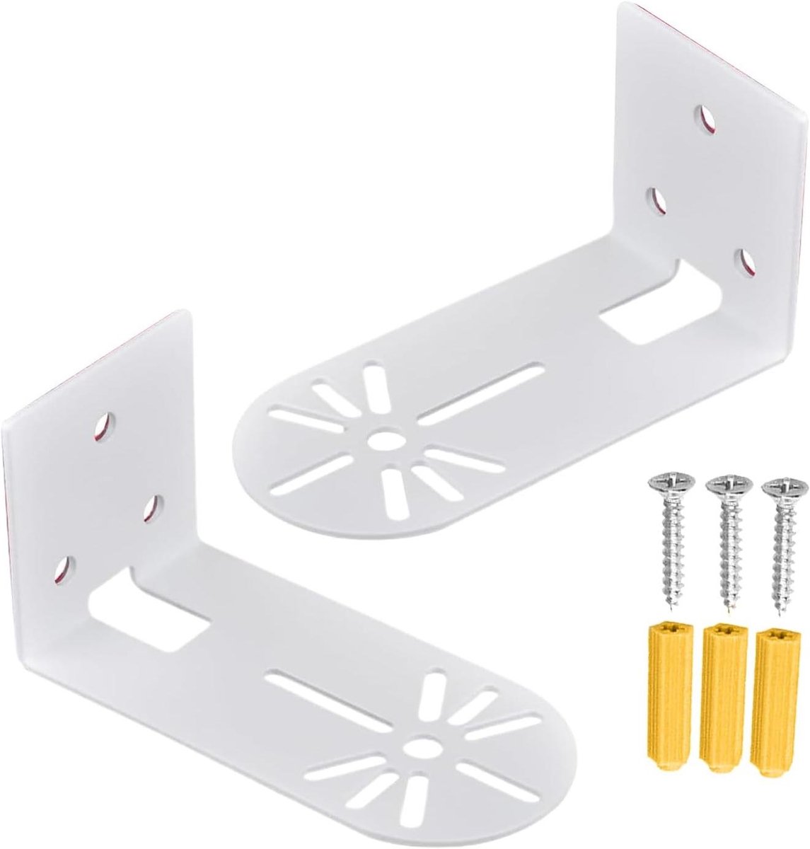 Camera muurbeugel - Verticale houder - Apparaten monteren - Flexibele kijkhoek - 9 x 4.5 x 5 cm - Zwart