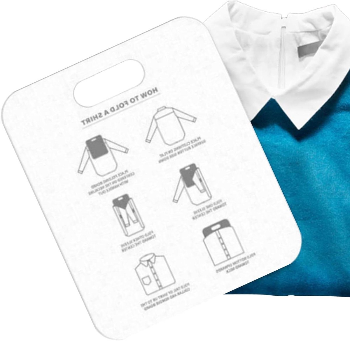 Kledingvouwplank - Kleding Organizer - Efficiënt Kleding Vouwen - Compact Opvouwbaar - 30x25 cm - Multicolor