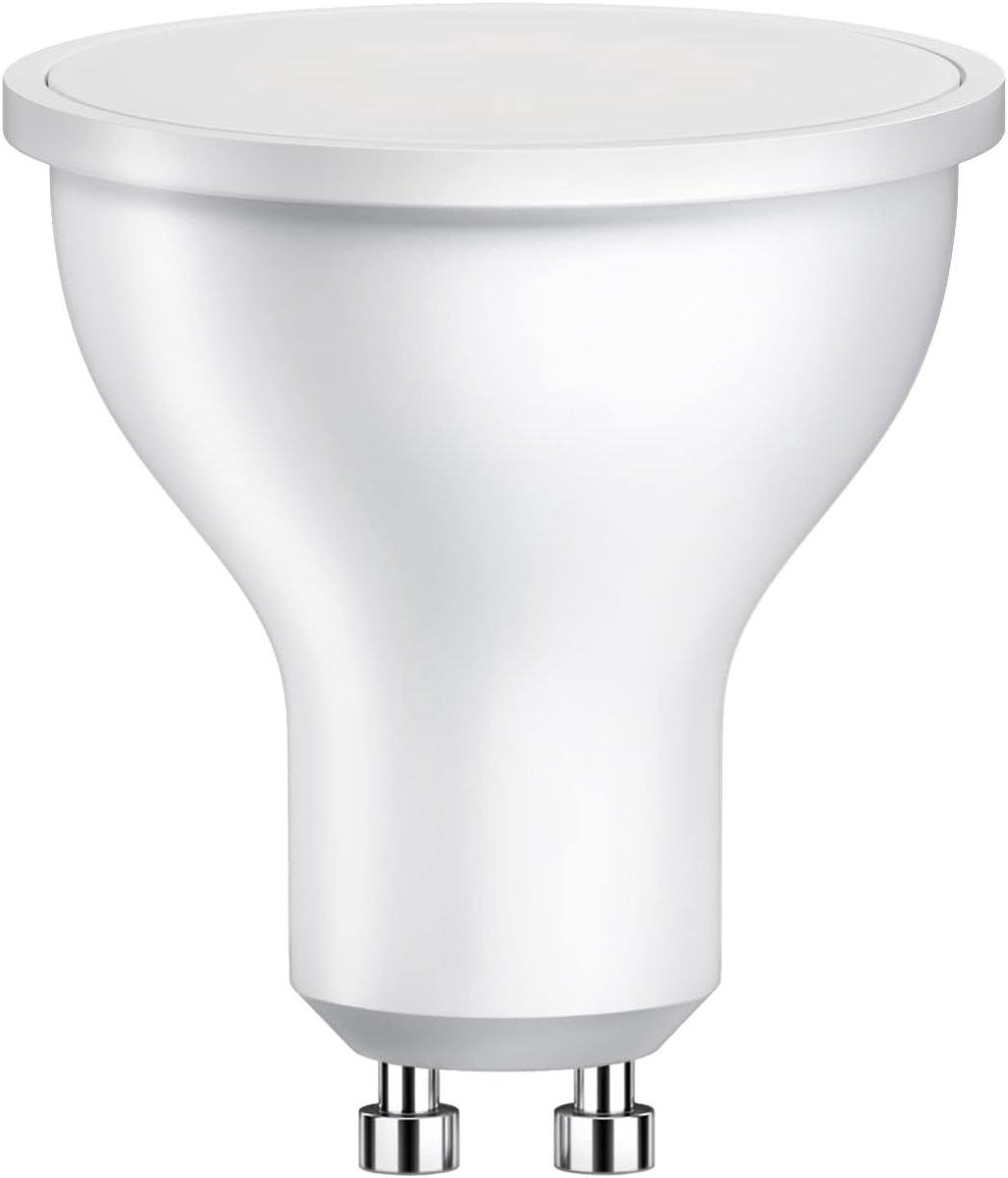 Led Lamp - Spot GU10 - Sfeerverlichting Creëren - Energiezuinig Warm Licht - PAR16 50mm - Mat Wit
