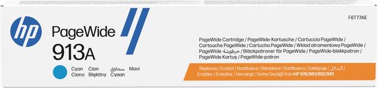 HP 913A originele cyaan PageWide cartridge