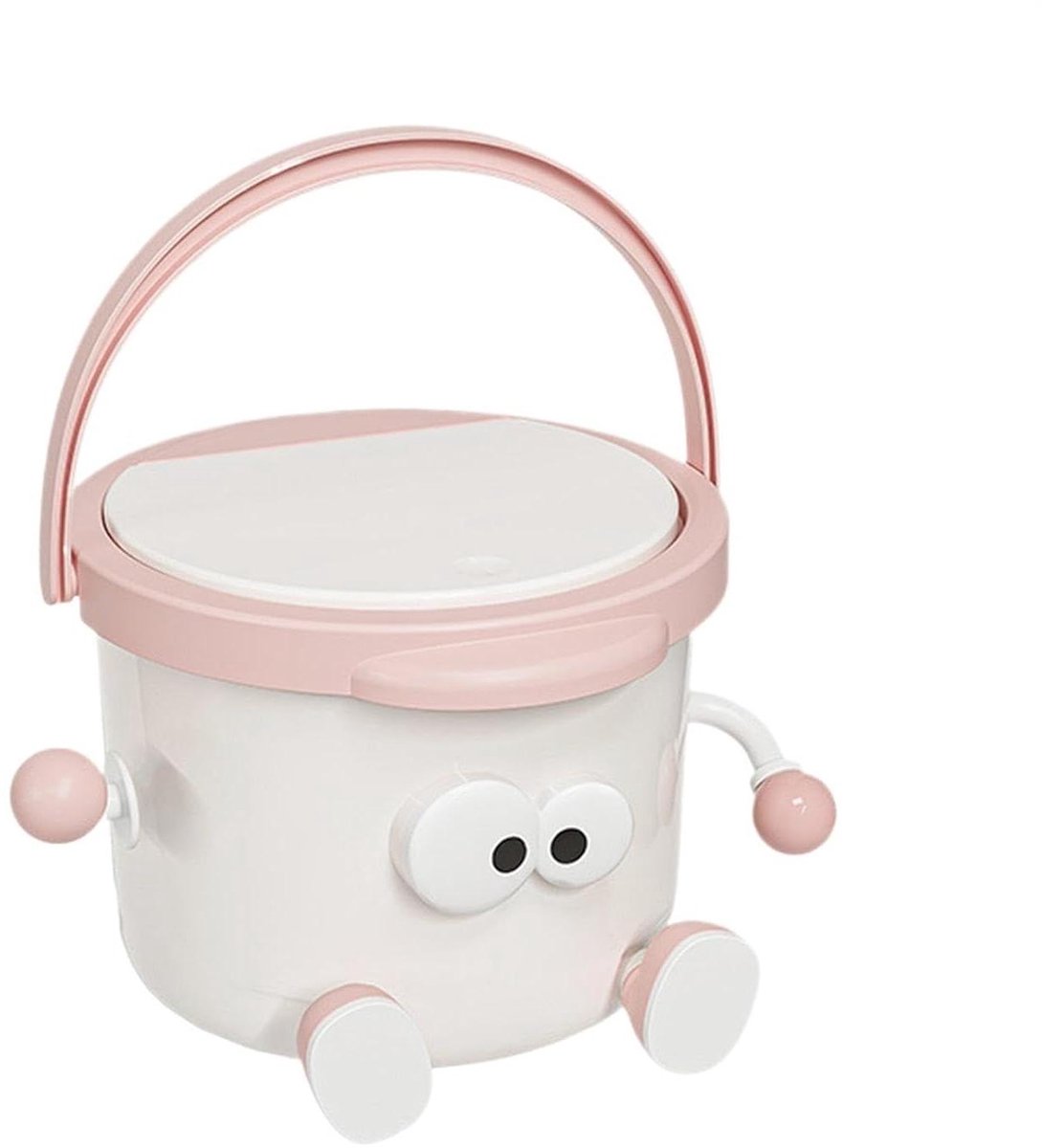 Mini vuilnisemmer - Bureau prullenbak - Bureau organiseren - Met deksel - 18.7 cm - Meerkleurig