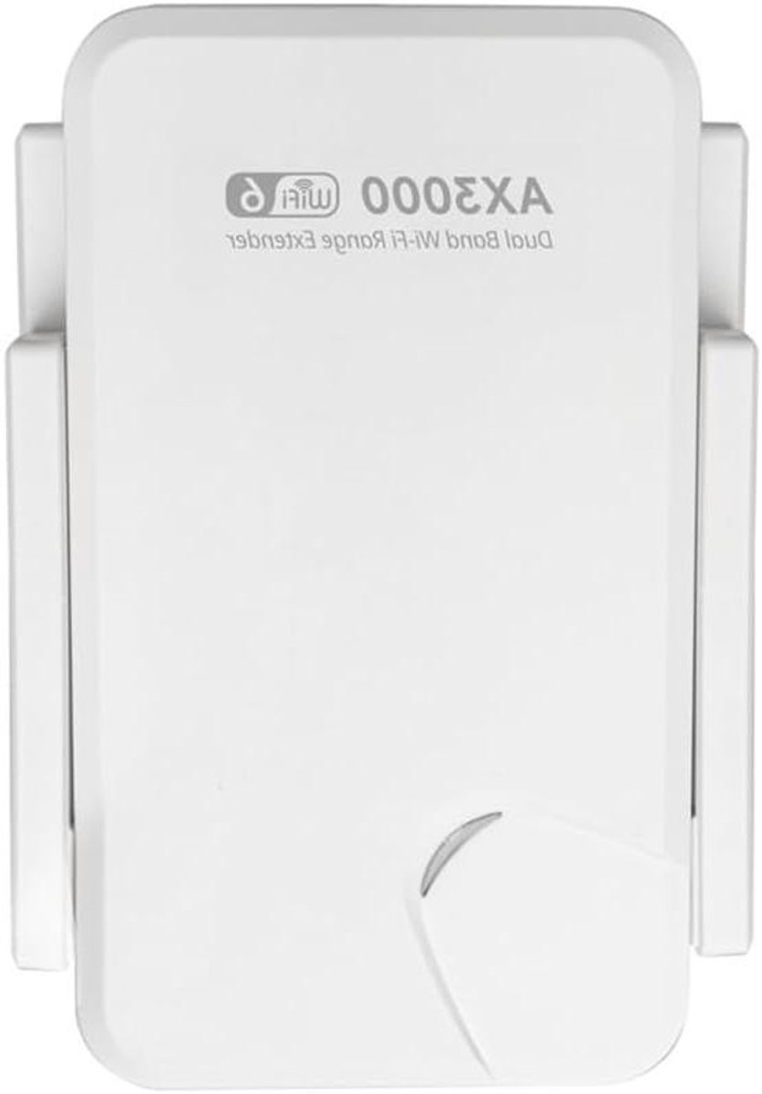 Wifi Repeater - Draadloze Extender - Verbeterde Dekking - Wifi 6 Technologie - 3000 Mbps - Wit