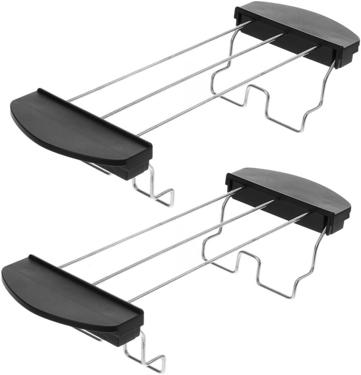 Broodrooster Rek - Tosti Houder - Sandwiches Roosteren - Hittebehoud Ontwerp - 26 cm - Zilver