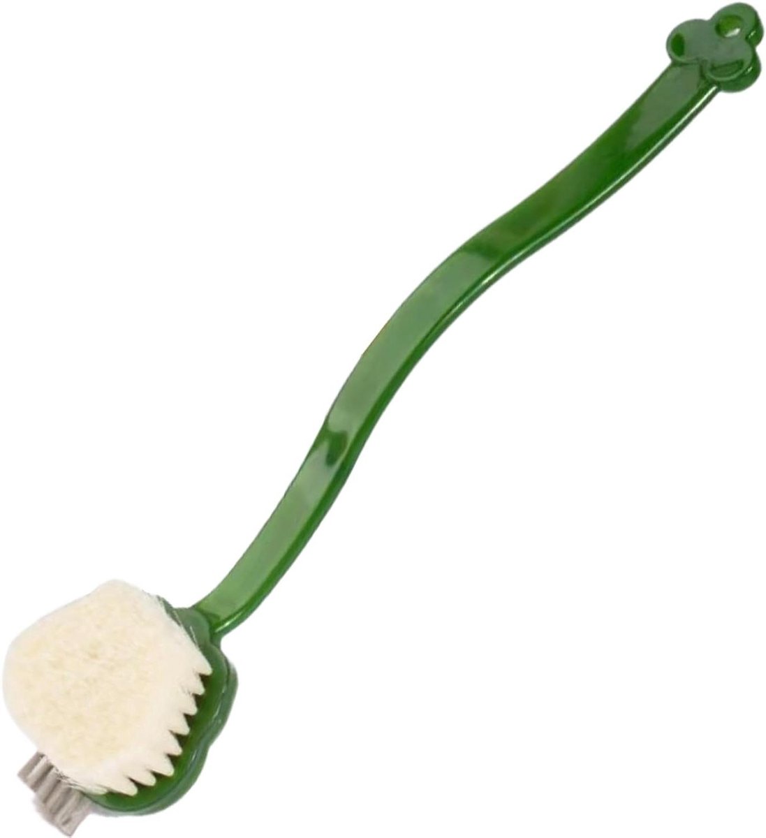 Rugdouchespons - Badgereedschap - Hygiënisch Werken - Drievoudig Ontwerp - 38 cm - Groen