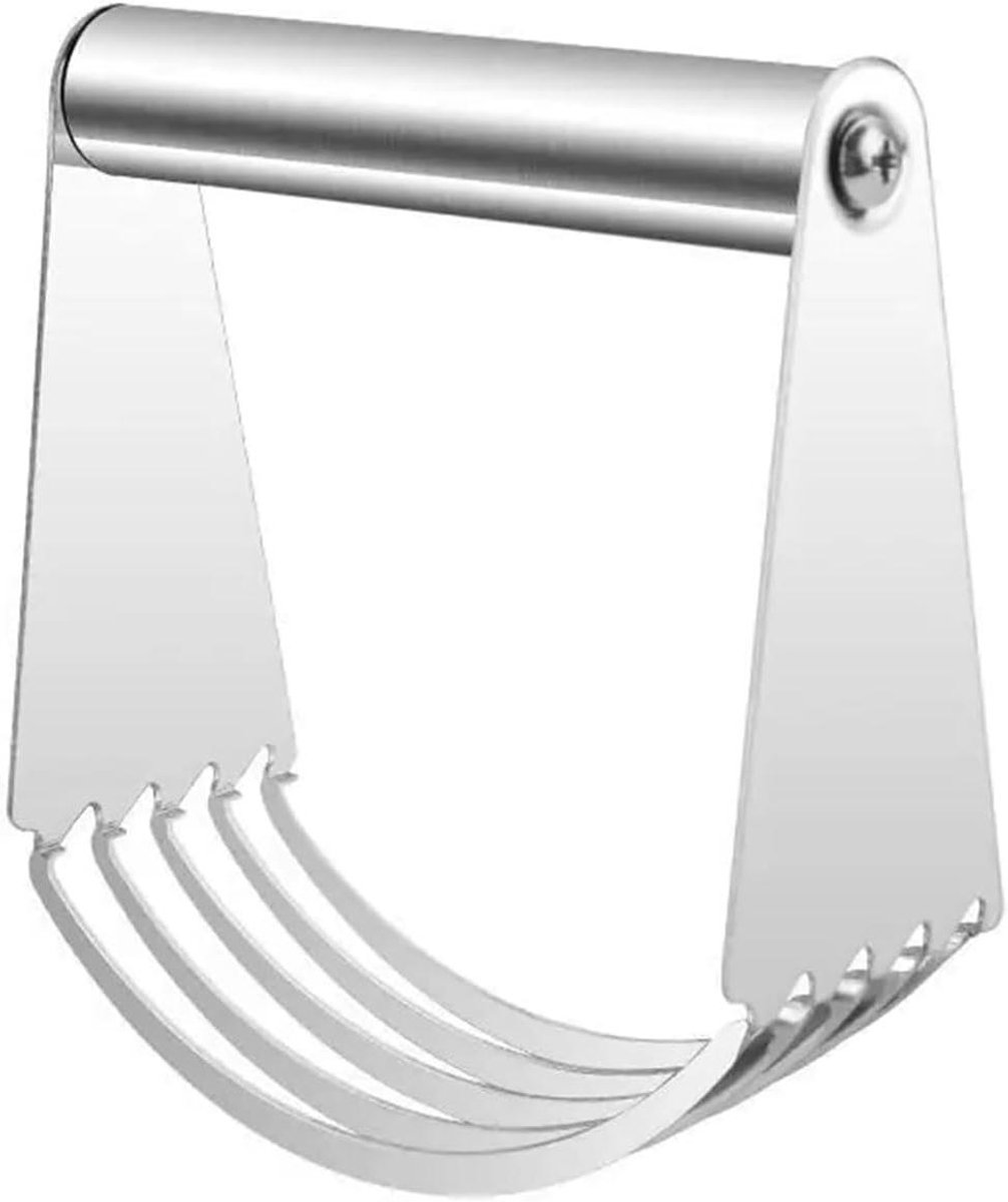 Deegkneder - Meel mixer - Thuis bakken - Roestvrij staal - Compact formaat - Zilver