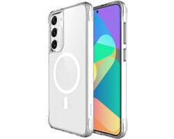 Buddi Core - Hoesje Geschikt voor Samsung Galaxy S23 - Compatibel met MagSafe - Back Cover met Magneet - Doorzichtige Telefoonhoes - Beschermhoes - Transparant