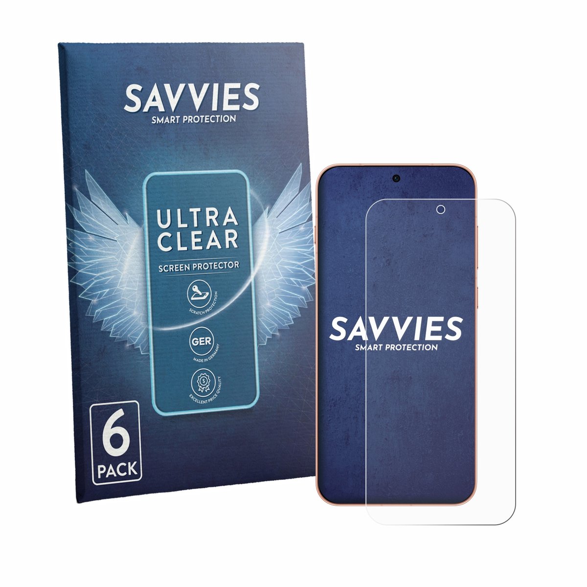 Savvies - Screenprotector voor Oppo Find X9s - Folie Beschermfolie transparant 6 Stuks