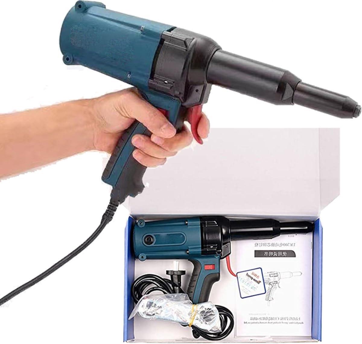 Elektrische Popnageltang - Blindnageltang Krachtig - Metaal Verbindingen Maken - 400W Motor Kracht - 32-50 mm - Zwart