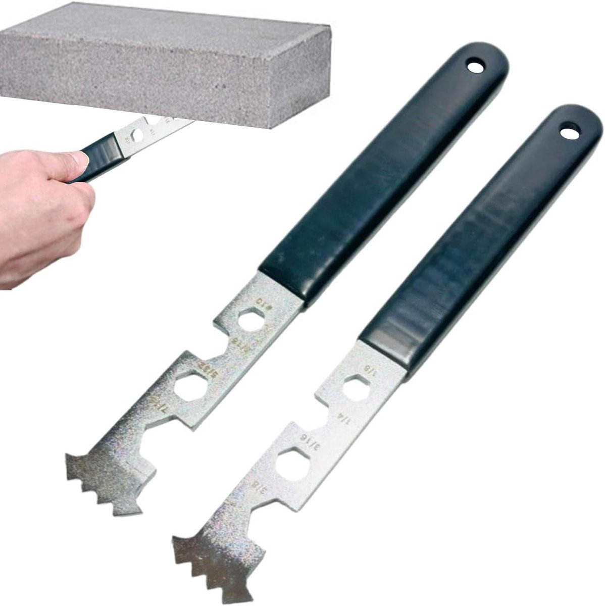 Pleisterverwijderaar - Terrastrekker - Opritten Reinigen - Verstevigd Handvat - 236 cm - Staal