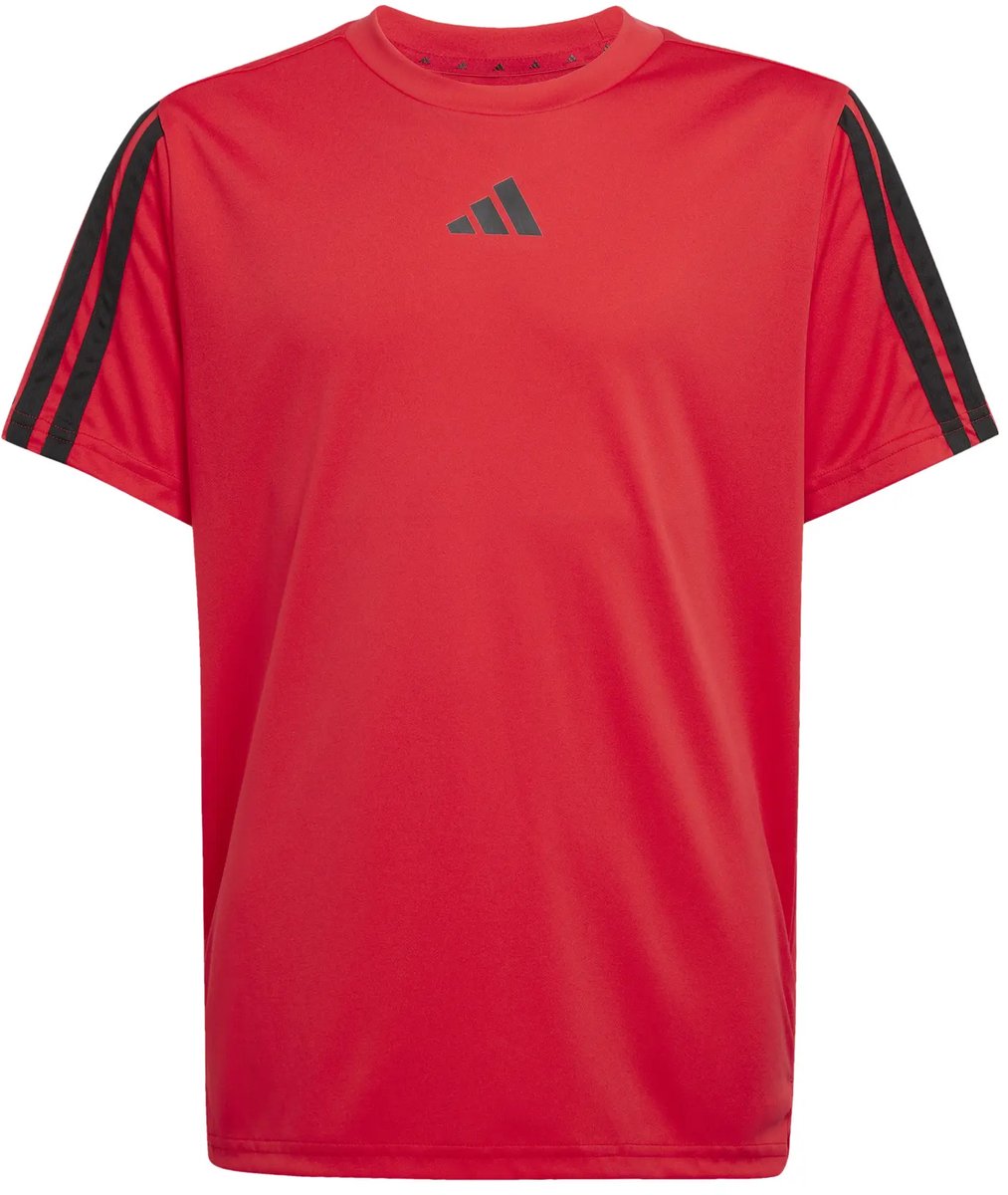 Kinderen 3-stripes shirt adidas Train Essentials Rood