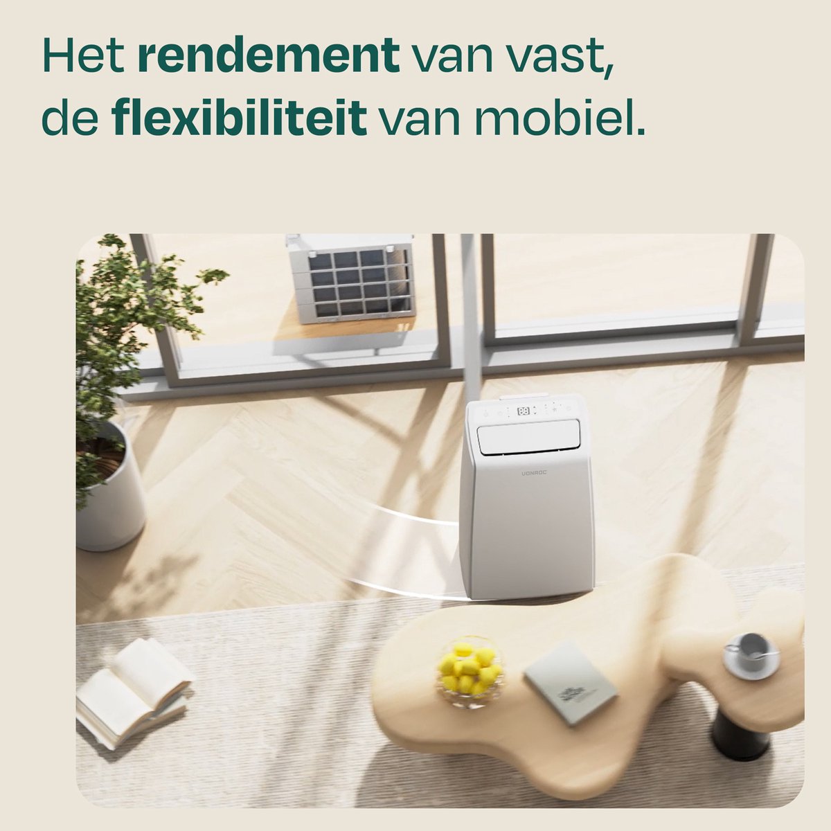 VONROC Mobiele Split Airco 4-in-1 thumbnail 3