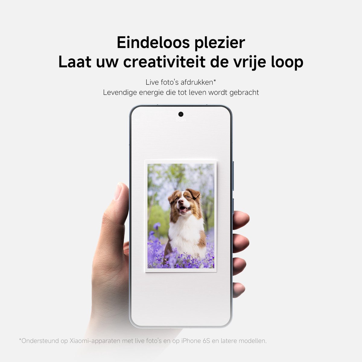 Xiaomi Portable Photo Printer Pro | Fotoprinter | Dye sublimation | 50 x 76 mm foto’s | Bluetooth 5.2 | 313 x 313 dpi | USB C | App bediening thumbnail 2