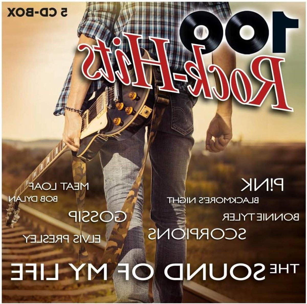 Rock Hits CD Box - Rock Muziek CD - Muziek Luisteren - 100 Klassiekers - 5 Disks - N.v.t.