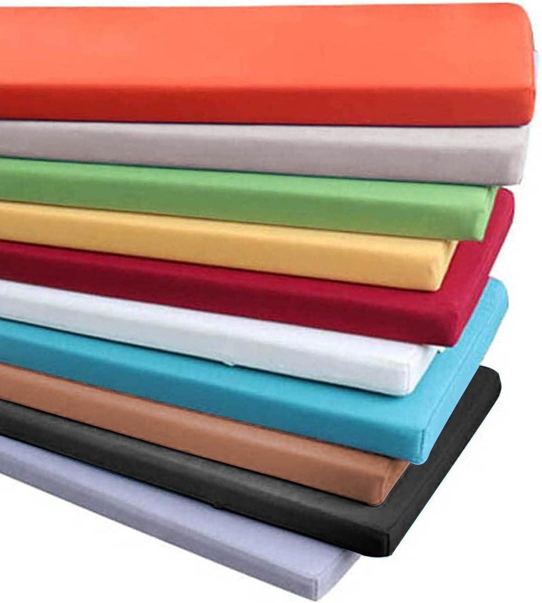 Tuinbankkussen - Zitkussen Bank - Comfortabel Zitten - Waterdicht Polyester - 100x30 cm - Zwart