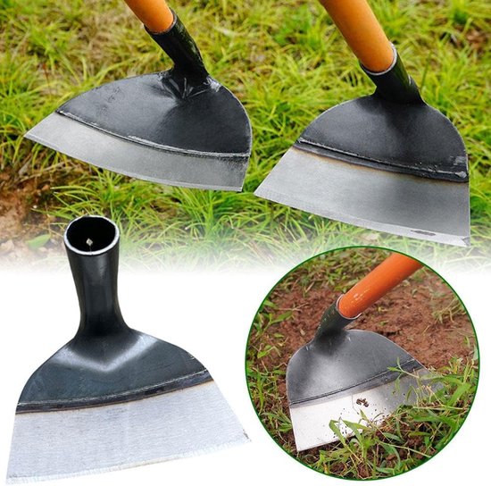 Tuin Schoffel - Onkruidverwijderaar Kop - Tuinonderhoud - Verstevigd Staal - Tot 28.5cm - Zilver — afbeelding 5