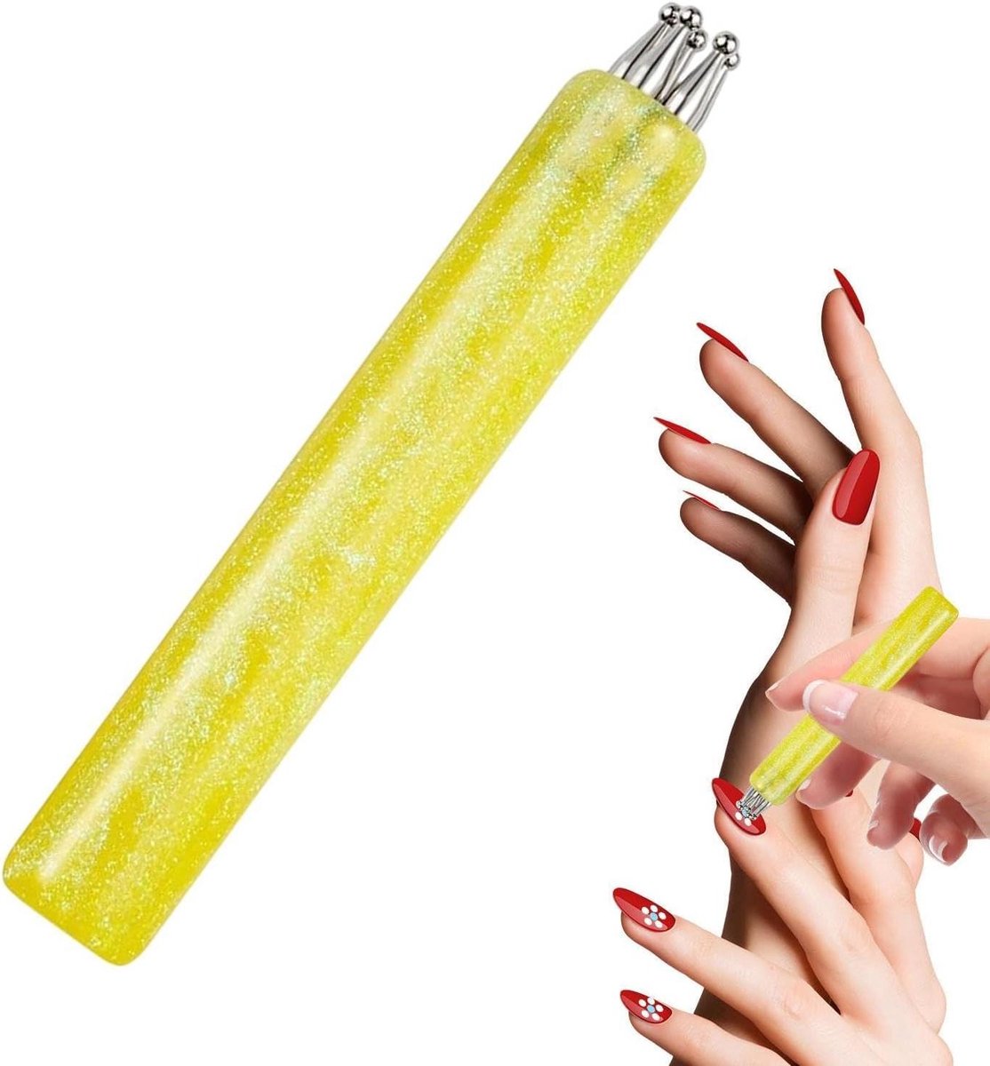 Nagel Dotting Tool - Nail Art Pen - Nagelontwerp Maken - Vijf Bloemblaadjes Tips