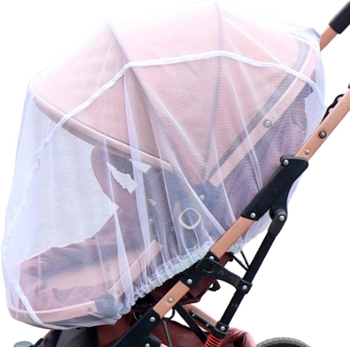 Kinderwagen Beschermnet - Muggennet Kinderwagen - Buiten Bescherming - Universele Pasvorm - 90x40x45cm - Niet gespecificeerd