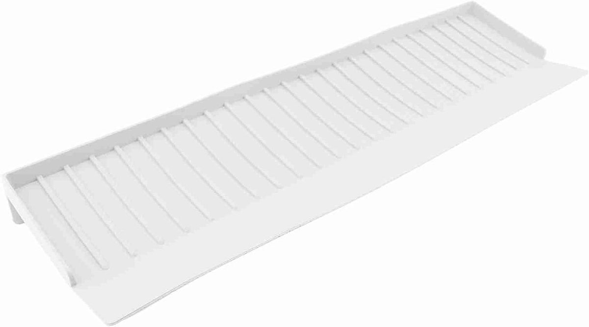 Keukenmat - Spatbescherming - Spatten Voorkomen - Verstelbare Pasvorm - 50 cm - Wit
