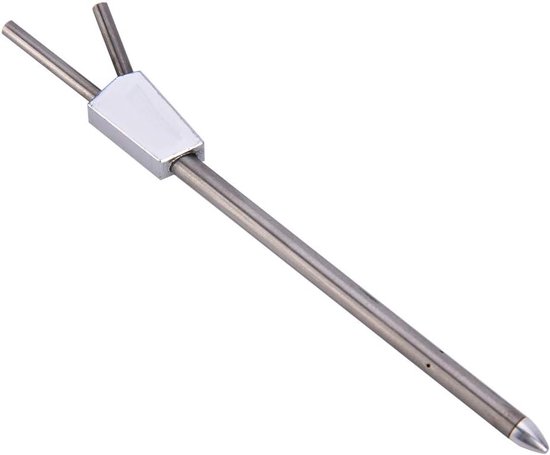 Differentiële Luchtsnelheidsbuis - Pitotbuis Meter - Luchtsnelheid Meten - Duurzame Metalen Constructie - 12 x 9 x 1 cm - Zilver — afbeelding 4
