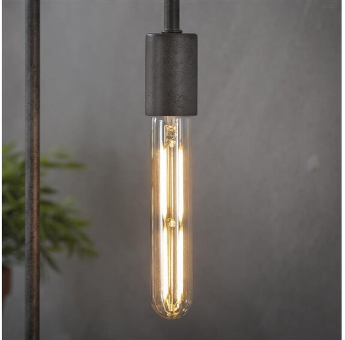 Lichtbron LED [T32-L185] filament buis 18,5 cm - Amberkleurig glas