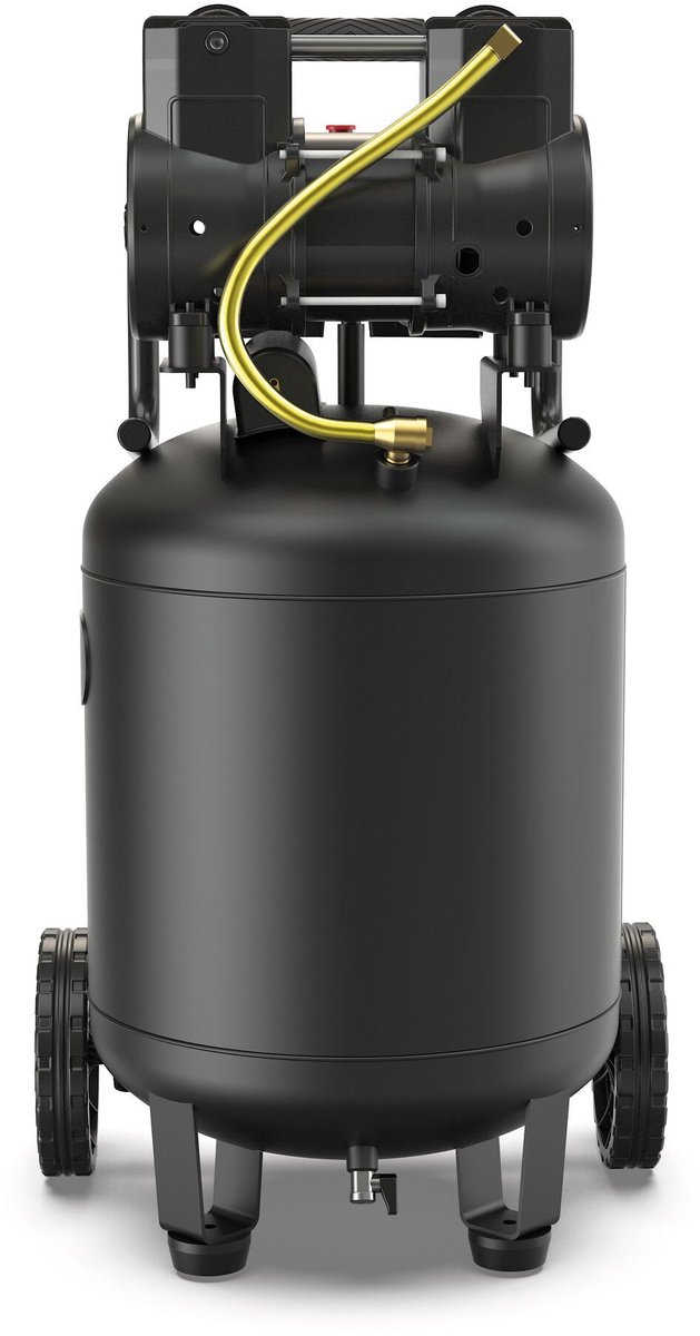 Michelin MX POP AIR 50V-2 SILENT - Staande stille olievrije compressor - 8 bar - 2.0 pk / 1.5 kW - 254 l/min - 50 l — afbeelding 4