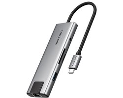 Cabletime 9-in-1 USB-C Hub - HDMI 4K 60Hz - 100W PD - Ethernet - USB-A - SD/TF - Audio Jack
