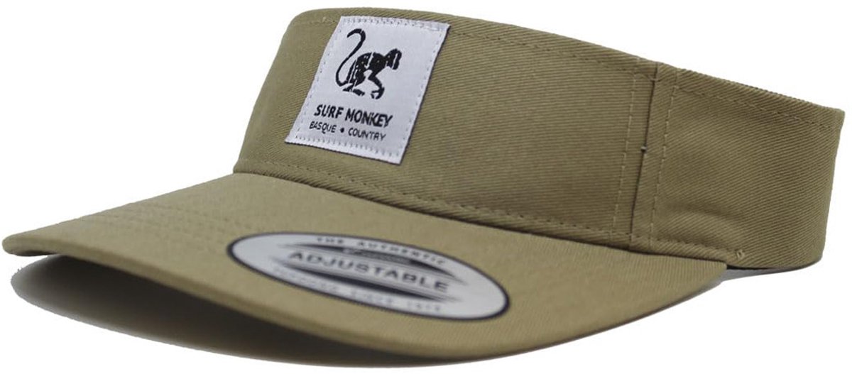 Vizier voor heren/dame - Golf/Tennis - Katoen / Volwassenen / Eén maat (Beige)