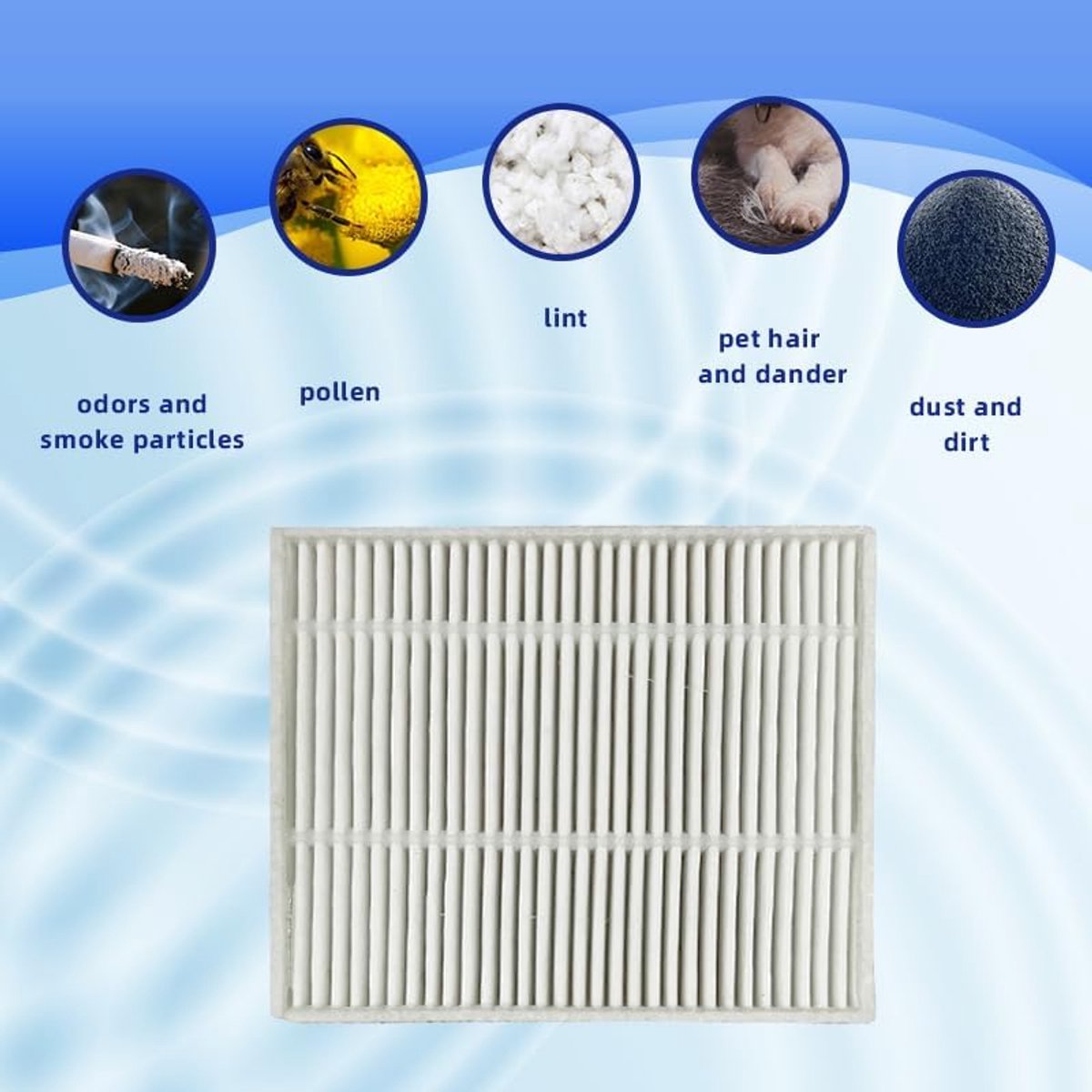 7-delige set: Hoofdborstel + Zijborstel + HEPA-filter + Dweildoek - compatibel met iRobot Roomba Combo Essential (RVG-Y1 Y0112/Y0140/Y0110 Q0120 Q011) 104/105 VAC /105 Combo Robotstofzuiger — afbeelding 7