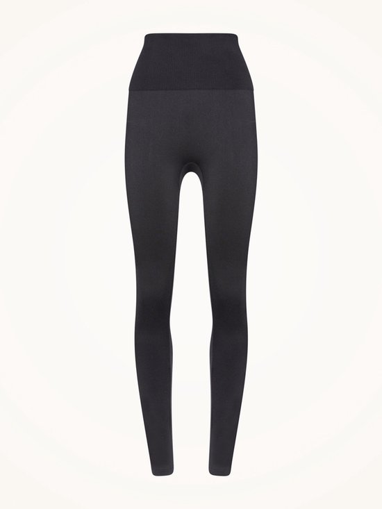 Zwarte Wolford legging, model met hoge taille.