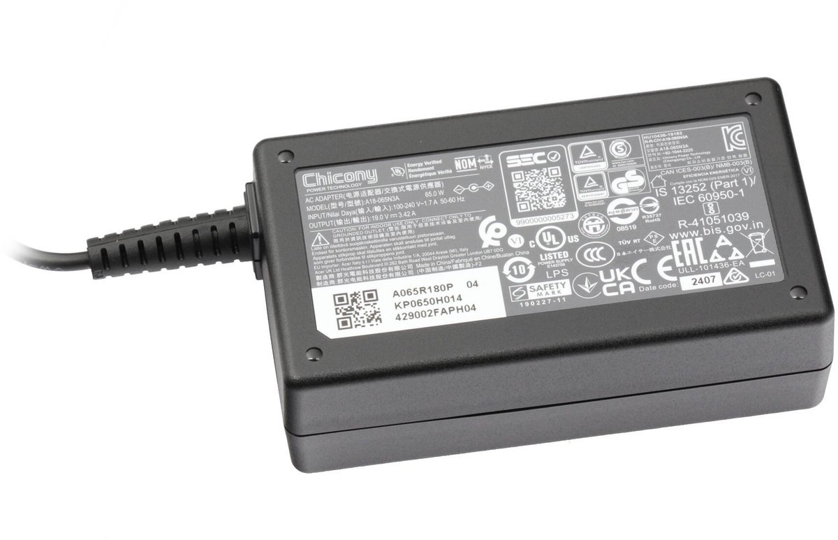 Acer KP.06503.010 oplader 65W