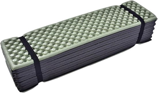 Opblaasbaar Slaapmatje - Kampeerbed Luchtkussen - Buiten slapen - Eivormig comfort - 185 x 55 cm - Blauw — afbeelding 4