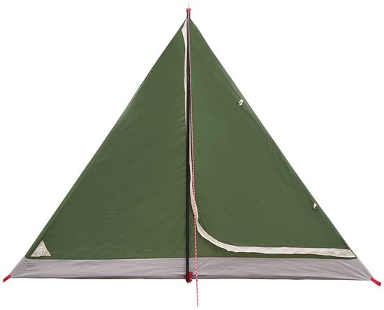 vidaXL - Backpacking - Tent - Groen - 4-persoons - 185T - Polyester - met - PU - Coating van Merkloos — afbeelding 4