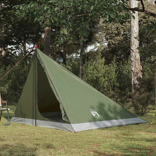 vidaXL - Backpacking - Tent - Olijfgroen - 4-persoons van Vidaxl — afbeelding 4