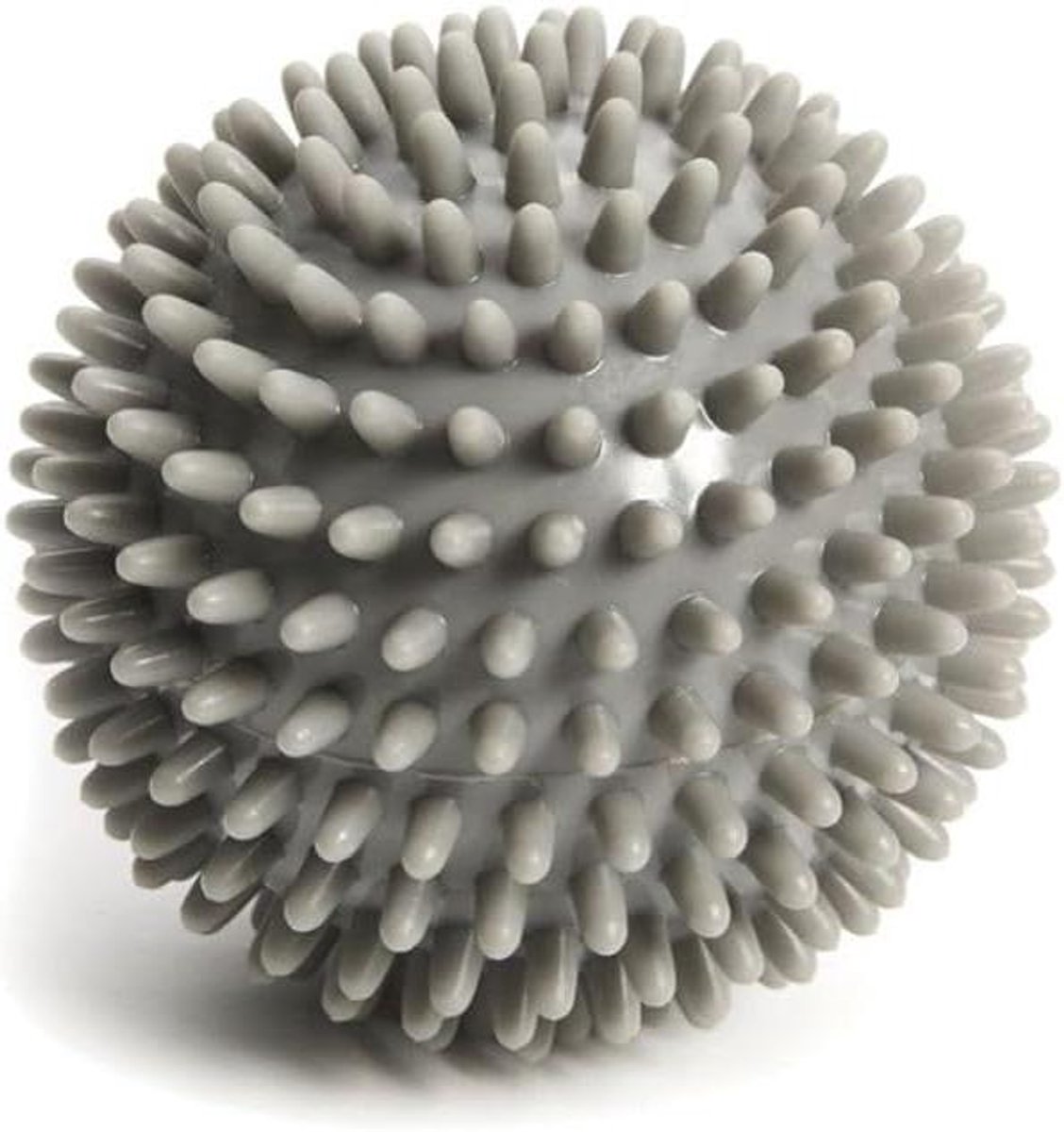 Massagebal - Spiky Bal - Spierontspanning - Fascia Massage - 9 cm - Grijs