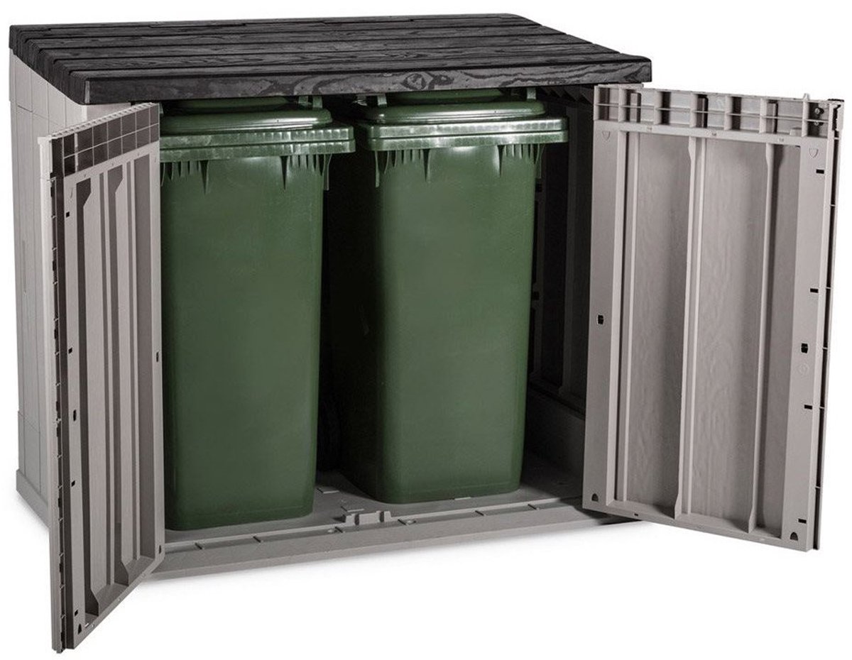 Toomax Stora way opbergbox 842 liter - taupe donker grijs