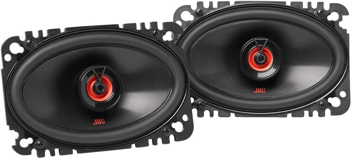Autoluidsprekers - Auto speakers - Auto audio verbeteren - Plus One conus architectuur - 100 x 152mm - Zwart
